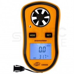 Miernik prędkości wiatru i temperatury anemometr GM8908 BENETECH