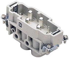 Harting 09380062611 Wstawka pinowa męska Han® K 4/0 M, seria Han® Com, 4+PE, 1 szt.