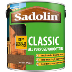 Sadolin 5028484 Classic Wood Protection African Walnut 2.5 litre