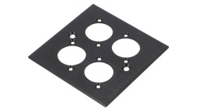 Adapter Montażowy Poczwórne Otwór Pod Śrubę Stożkową Czarny Cp30500
