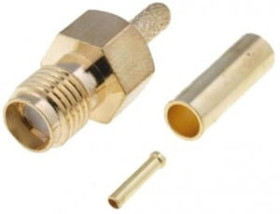 Gniazdo SMA zaciskane na przewód koncentryczny RG174