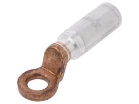 Końcówka oczkowa o otworze M12, przekroju przewodu 95mm², zaciskana na przewód BM70005