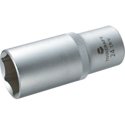 Toolcraft 1/2&quot; Drive Long Reach Socket 24mm