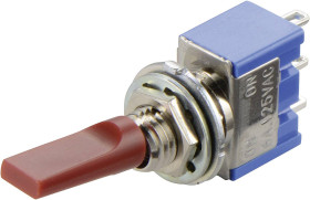 Miyama 700991 MS 500 H-MF Przełącznik dźwigienkowy 250 V/AC 3 A 2 x wł/wył/wł zatrzask/0/zatrzask 1 szt.