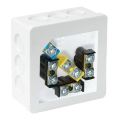 Puszka n/t PF IP55 12-wlotowa, klik biała VP-03