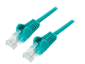 U/UTP5-CCA-200GR Patch cord U/UTP 5e linka CCA PVC zielony 20m 27AWG
