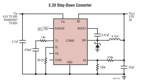 36V, 2A, 2.4MHz Step-Down Switching Regulator