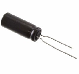 Kondensator 1800μF 10V dc Radialny, Otwór przelotowy Panasonic roztaw: 3.5mm 8 (Dia.) x 20mm