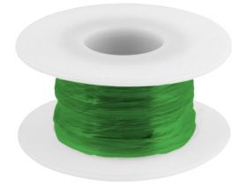 Przewód miedziany cynowany 0,25mm² zielony 10m