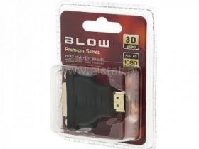 Wtyk HDMI Gniazdo DVI 24+5 GOLD blister