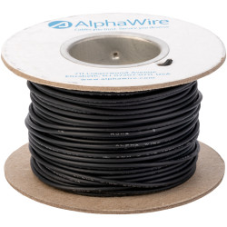 Alpha Wire 6716 BK005 Eco Wire 16AWG Black (30.5m Reel)