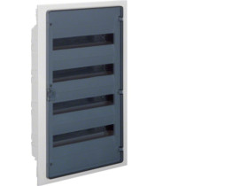 Rozdzielnica podtynkowa 72 modułowa 4x18M drzwi transparentne IP40 GOLF VF418TD HAGER