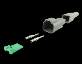 S-DTP04-2P złącze samochodowe przewód męskie 2-pin