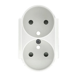 VENA Pokrywa gniazda podwójnego z przesłoną torów prądowych do mechanizmu 911247 5102047