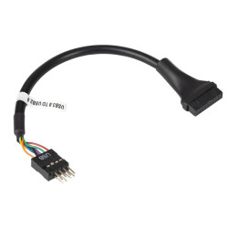 Adapter z kablem Akyga AK-CA-75 USB 9 pin (m) / USB 19 pin ( f ) 20cm