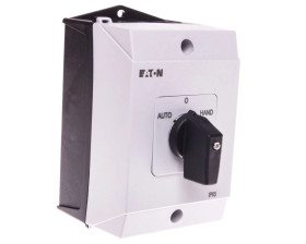 Łącznik krzywkowy HAND-0-AUTO-START (z samopowrotem) 20A 2P w obudowie T0-2-15907/I1 207095