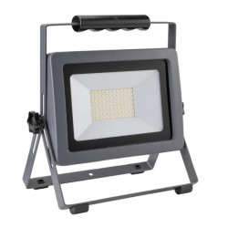 Naświetlacz FLARE 70W LED 5950lm 6500K, IP65, przewód gumowy 1,5m srebrna / 47010