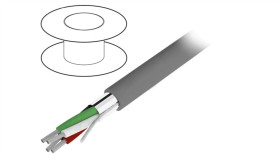 6300/4-Sl005 Przewód Na Rolce 30,5M Ekranowany Alpha Essential 4X24awg Folia...