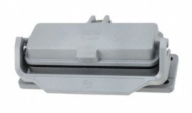 Obudowa złączy dużej mocy HARTING Montaż na panelu rozmiar 24B Proste