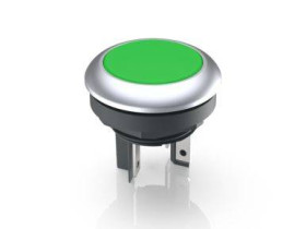 RAFI 1.15.210.121/2500 LUMOTAST 16 Przycisk podświetlany 35 V 0.1 A chwilowy (D x S x W) 23.5 x 23.5 x 22.3 mm 1 szt.