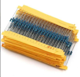 ZESTAW REZYSTORÓW 0.25W 1 PROCENTOWYCH 700 szt