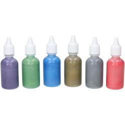 Scola MIM25/6/A Marbling Ink Metallic 6 Assorted