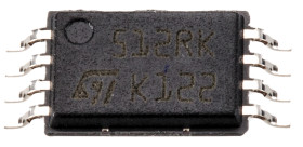 Pamięć szeregowa EEPROM Montaż powierzchniowy 512kbit 8-pinowy TSSOP 64 K x 8 bitów