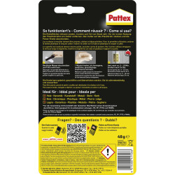 Pattex PRE7N Repair Express Glue StiC.K 48g Fast 2-Component Solution