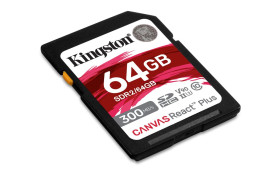 Karta SD SDXC, 64 GB Tak, Kingston CANVAS REACT PLUS -25 → +85°C