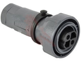Plug, 3 pole, screw connection, screw locking, straight, PXP7010/03S/ST/1315