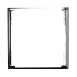 ARIA Ramka ozdobna do gniazd podwójnych do ramek srebro błysk RO-4U/67