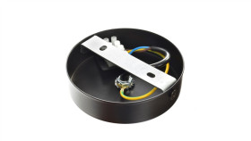 Kinkiet W Stylu Minimalistycznym Kuga, Czarno-Złoty – Dwa Gniazda E27 K-4945...