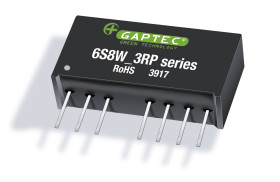 Gaptec 6S8W_0505S3RP Przetwornica DC/DC 6S8W_3RP, SIP-8 (7 Pins), 6 W, 1.2 A, 1 szt.