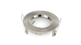 Oprawa Oczko Gu10 Aluminiowa Odlew Okrągła Satyna 3643