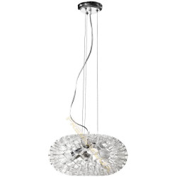 Lampa LOLANDA fi360*H1500mm 3xE27 TRANSP akryl + metal