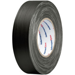 HellermannTyton 712-00904 HelaTape Tex - Textile Tape - Black - 50mm x 50m