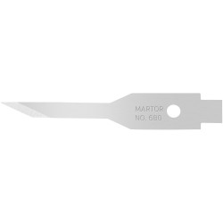 Martor 680.50 Spare Blades Steel 10 Pieces Sharp 37.5mm for GRAFIX/TRIMMEX