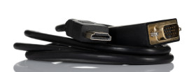 Kabel HDMI 1m A: HDMI B: VGA A: Męskie B: Męskie