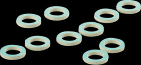 Flat seal, 10 piece, Centellen, ID 12 mm for sensors, E40244