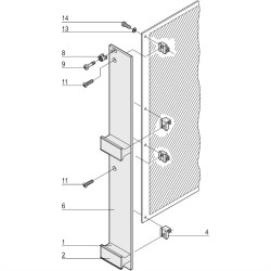 nVent SCHROFF 20818027 Obudowa Rack 19'' 5 szt.