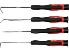 Zestaw haczyków z rękojeścią 4-częściowy Yato YT-0843