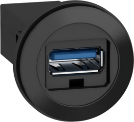 Modular adapter, RJ45 socket to RJ45 socket, straight, XB5PUSB3