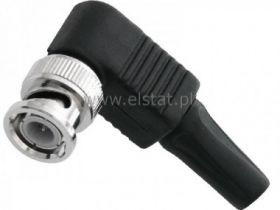 WT BNC z odgiętką; kątowy; złączka CCTV