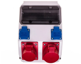 Rozdzielnica budowlana ADAMÓW 32A/5P 16A/5P 2x2P+Z 9036502W