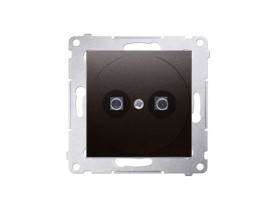 SIMON 54 Gniazdo ekwipotencjalne antracyt DGE1.02/48 KONTAKT SIMON