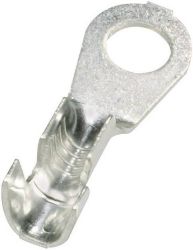 Złączki oczkowe zaciskane 0,5 - 1 mm, mosiądz ocynowany