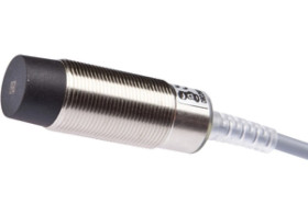 Czujnik indukcyjny M18x1 dł: 50mm zabudowany Sn: 8mm 10-30V DC PNP NO kabel 2m IM180100