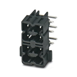 Listwa stykowa PCB 6-pinowe HSCH raster: 5 mm 2-rzędowe Phoenix Contact Mocowanie do lutowania falowego32 V W osłonie