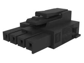 Obudowa złącza zagniatanego 3-pinowe -rzędowe raster: 3.5mm Molex Żeński Montaż na kablu 172253 Ultrapasmowy terminal