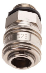 Szybkozłączka pneumatyczna, materiał Mosiądz, złącze G 3/8 męskie, RS PRO CEJN 320, JWL 520, JWL 530, Parker PE, Rectus